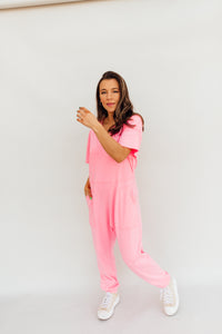 GNO Jumpsuit (Hot pink) *S-XL