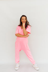 GNO Jumpsuit (Hot pink) *S-XL