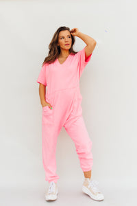 GNO Jumpsuit (Hot pink) *S-XL