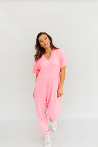 GNO Jumpsuit (Hot pink) *S-XL