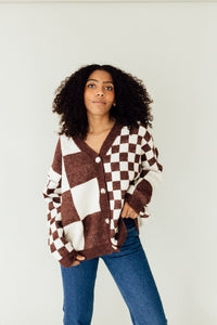 Cha-Cha Check Cardigan