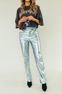 Mad for Metallic Trousers