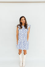 Load image into Gallery viewer, Flower Power Dress (blue)
