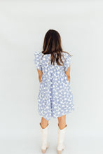 Load image into Gallery viewer, Flower Power Dress (blue)
