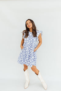 Flower Power Dress (blue)