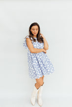 Load image into Gallery viewer, Flower Power Dress (blue)