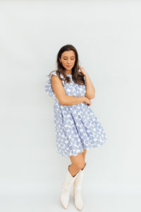 Flower Power Dress (blue)