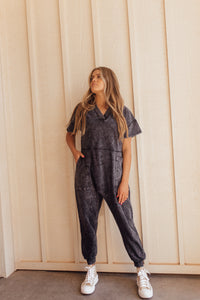 GNO Jumpsuit (blue/grey wash) *S-XL*