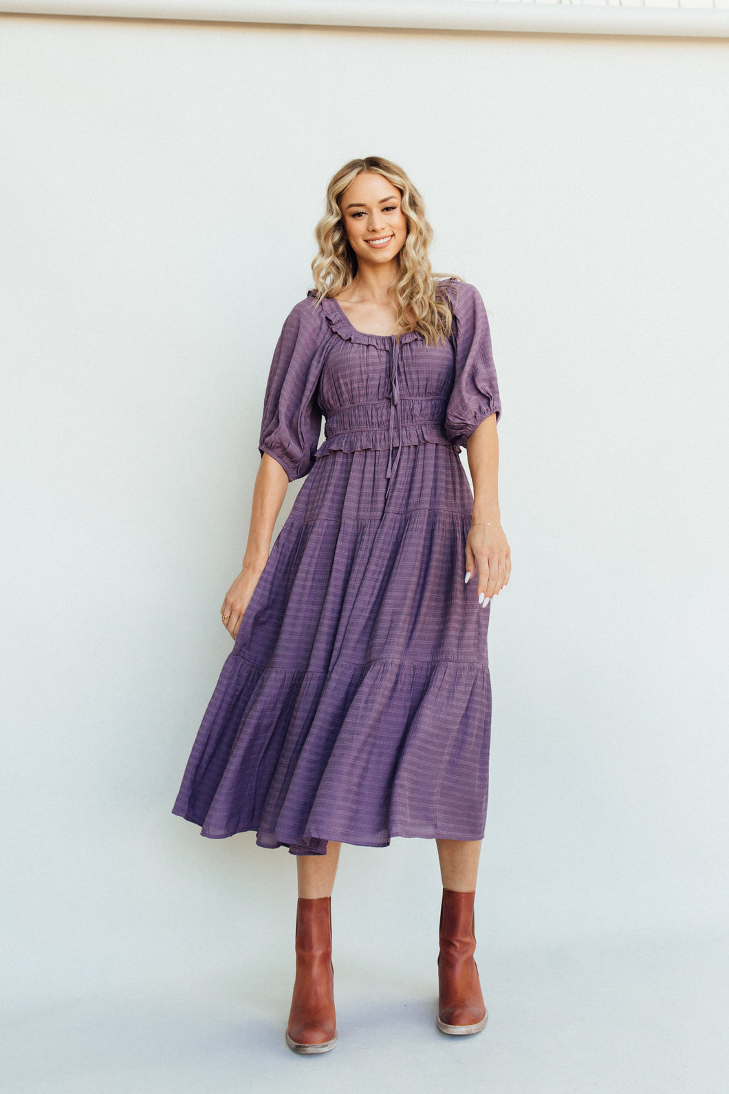 Fun in Plum Dress