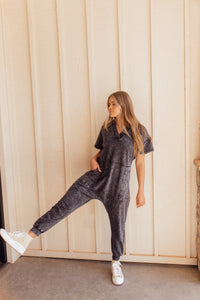 GNO Jumpsuit (blue/grey wash) *S-XL*