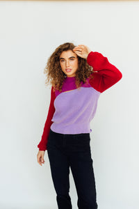 Split Decision Top (purple/red)