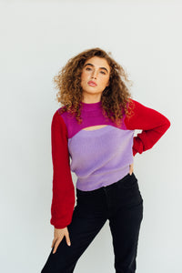 Split Decision Top (purple/red)