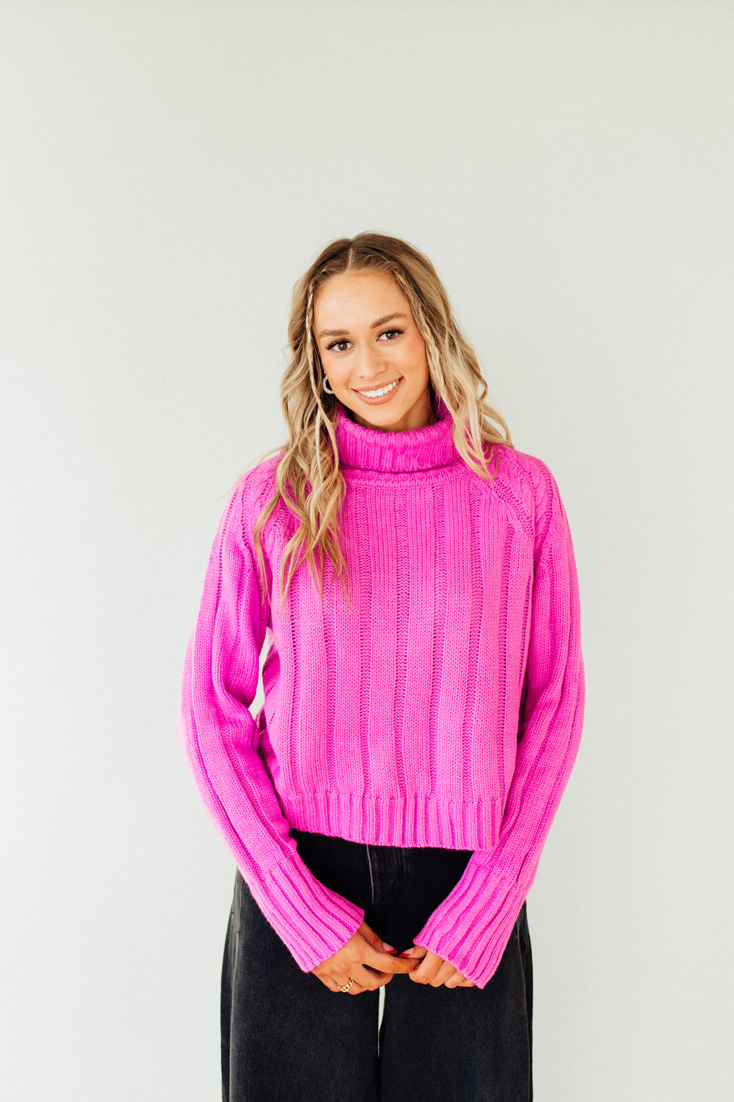 All Hail Pink Sweater