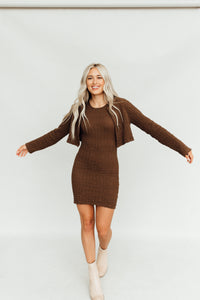 "As If" Dress & Cardigan Set *XS-L*