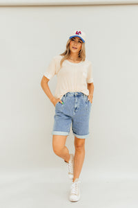 Not Your Mom's Denim Shorts