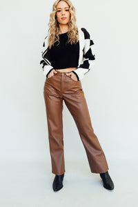 Cheery for Chestnut Leather Pants