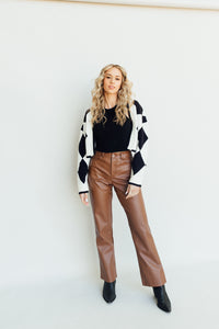 Cheery for Chestnut Leather Pants