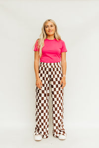 Checks Over Stripes Pants