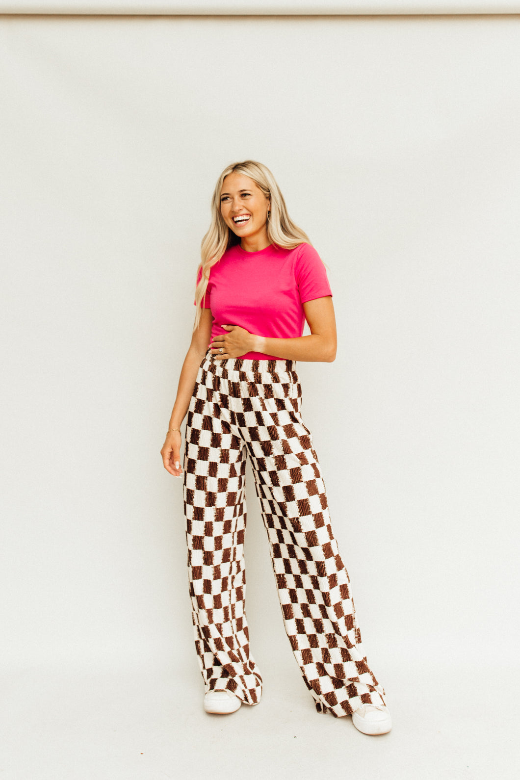 Checks Over Stripes Pants