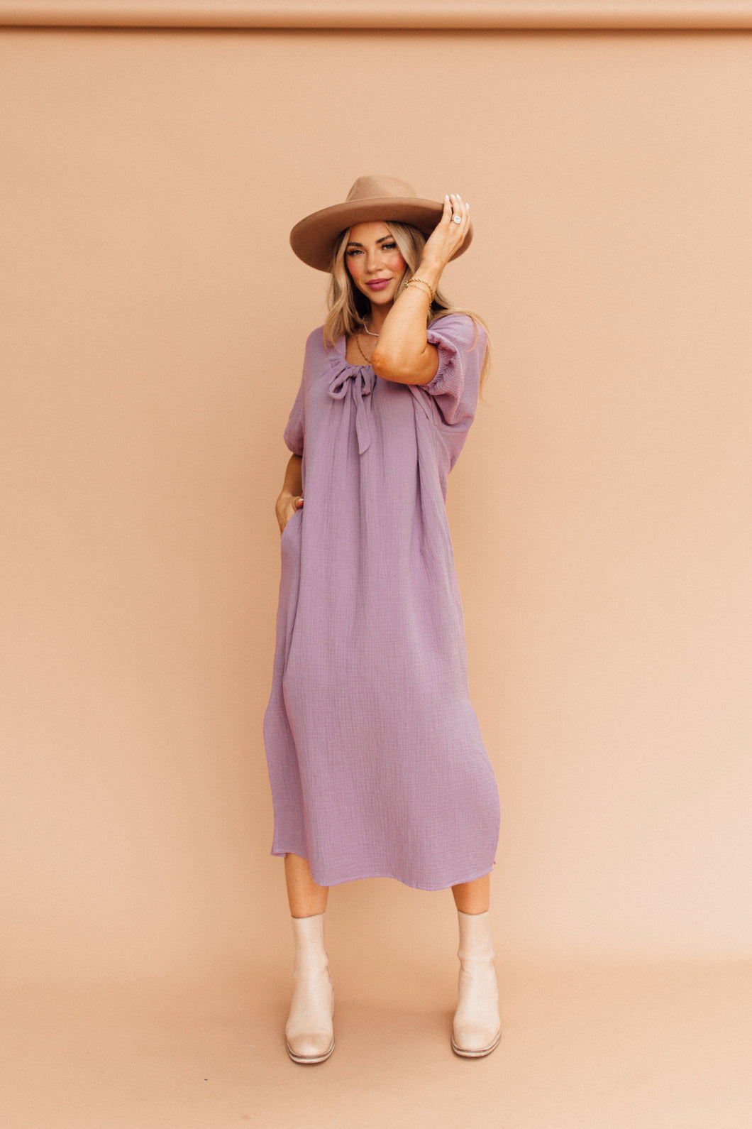Laid Back Lavender Dress