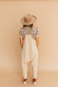 Free as Can Be Jumpsuit (Tan)