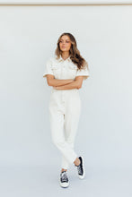 Load image into Gallery viewer, Ride Or Die Jumpsuit (Ivory) *RESTOCKED*