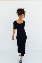 Load image into Gallery viewer, Not so Basic Dress (Black)