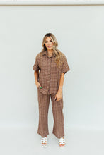 Load image into Gallery viewer, Mad For Plaid Set (Brown)
