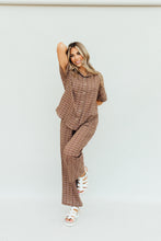 Load image into Gallery viewer, Mad For Plaid Set (Brown)