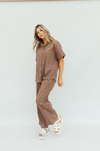 Load image into Gallery viewer, Mad For Plaid Set (Brown)