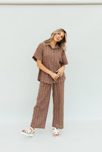 Load image into Gallery viewer, Mad For Plaid Set (Brown)