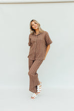 Load image into Gallery viewer, Mad For Plaid Set (Brown)