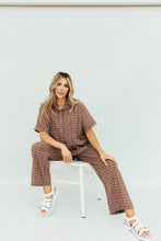 Load image into Gallery viewer, Mad For Plaid Set (Brown)