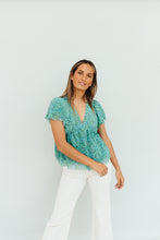 Load image into Gallery viewer, Feelin&#39; Fussy Top (Aqua)
