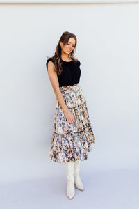 Fight for Floral Skirt