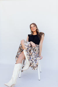 Fight for Floral Skirt