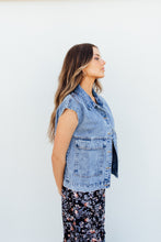 Load image into Gallery viewer, Get it Girl Vest (demin) *S-XL