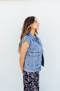 Get it Girl Vest (demin) *S-XL