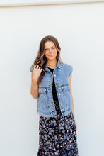 Load image into Gallery viewer, Get it Girl Vest (demin) *S-XL