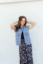 Load image into Gallery viewer, Get it Girl Vest (demin) *S-XL