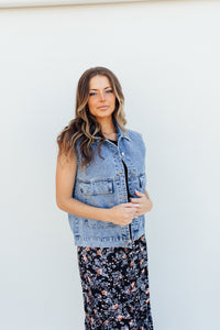 Get it Girl Vest (demin) *S-XL