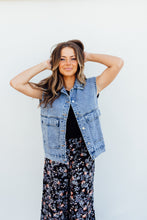 Load image into Gallery viewer, Get it Girl Vest (demin) *S-XL