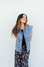 Load image into Gallery viewer, Get it Girl Vest (demin) *S-XL