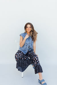 Get it Girl Vest (demin) *S-XL