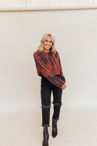 Swoon for Maroon Sweater *RESTOCKED*
