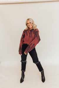 Swoon for Maroon Sweater *RESTOCKED*