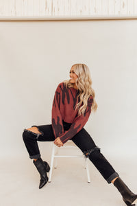 Swoon for Maroon Sweater *RESTOCKED*