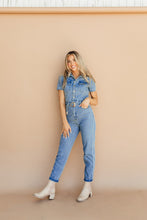 Load image into Gallery viewer, Buckle Up Jumpsuit (demin) *RESTOCKED*