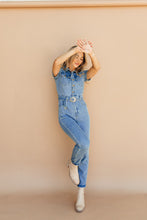 Load image into Gallery viewer, Buckle Up Jumpsuit (demin) *RESTOCKED*